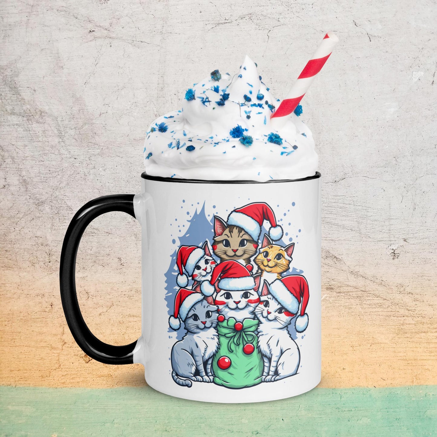 Tasse Chats de Noël