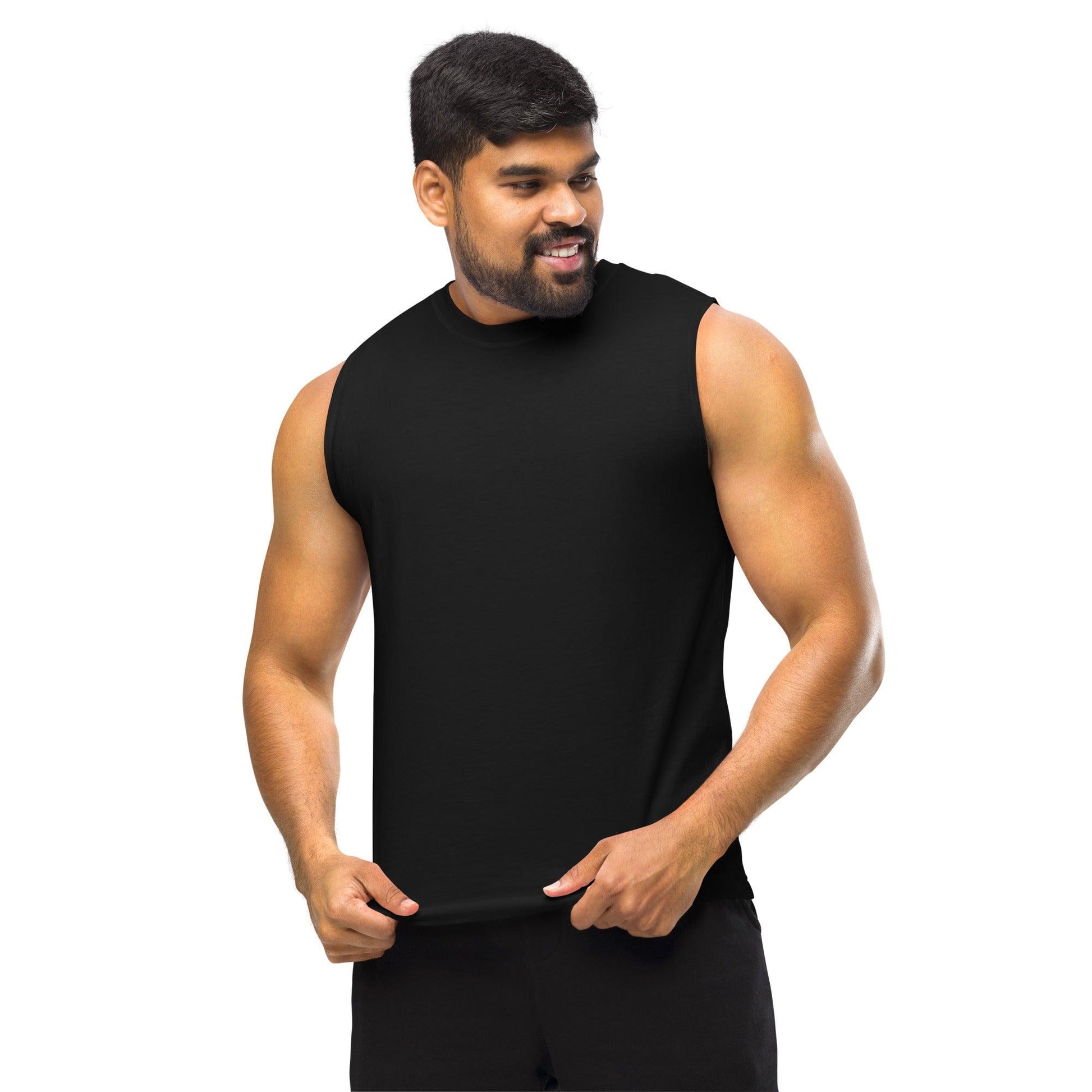 Men's Pristine Muscle Shirt | Tank Tops | Bee Prints