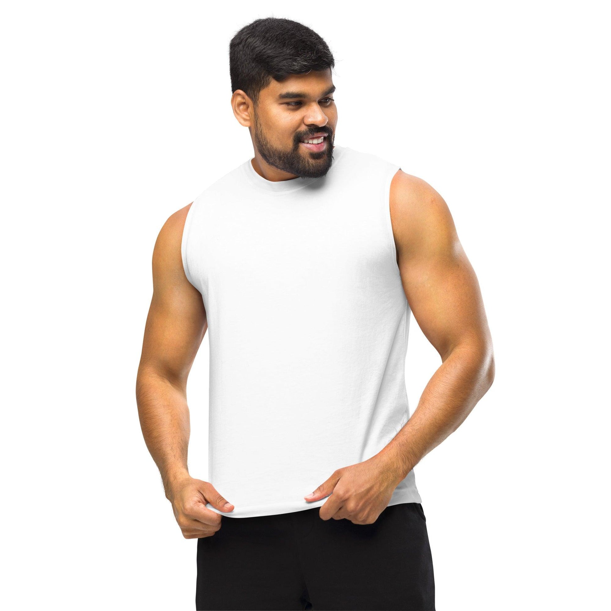 Men's Pristine Muscle Shirt | Tank Tops | Bee Prints