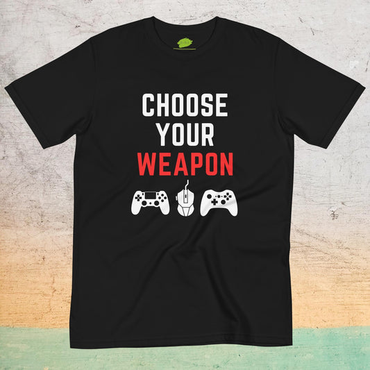 T-shirt Écologique à col rond - Choose Your Weapon