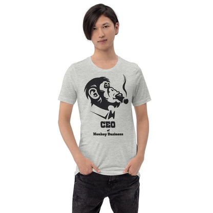 Premium Crew Neck T-Shirt - CEO of Monkey Business