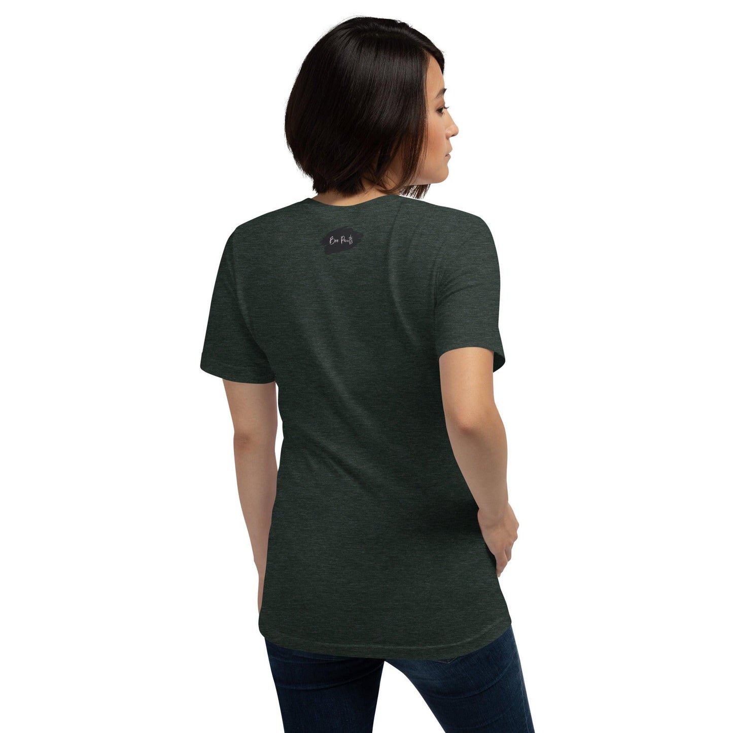 Pristine Heather Crew Neck T-shirt | T-Shirt | Bee Prints