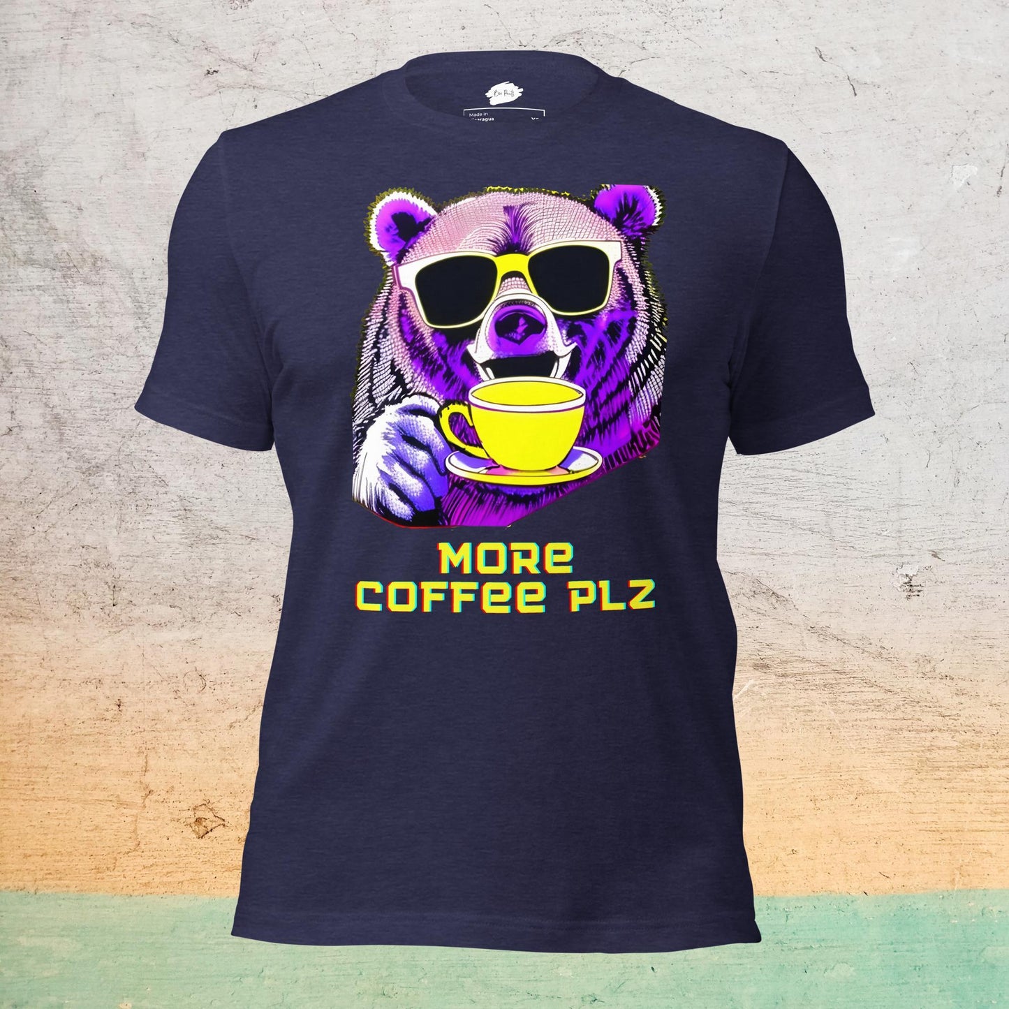 Premium Crew Neck T-Shirt - More Coffee Plz