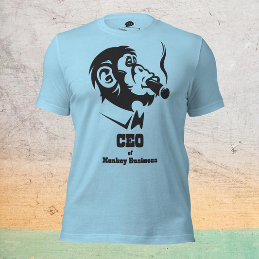 Premium Crew Neck T-Shirt - CEO of Monkey Business