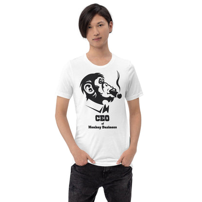 Premium Crew Neck T-Shirt - CEO of Monkey Business