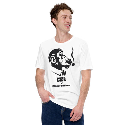 Premium Crew Neck T-Shirt - CEO of Monkey Business