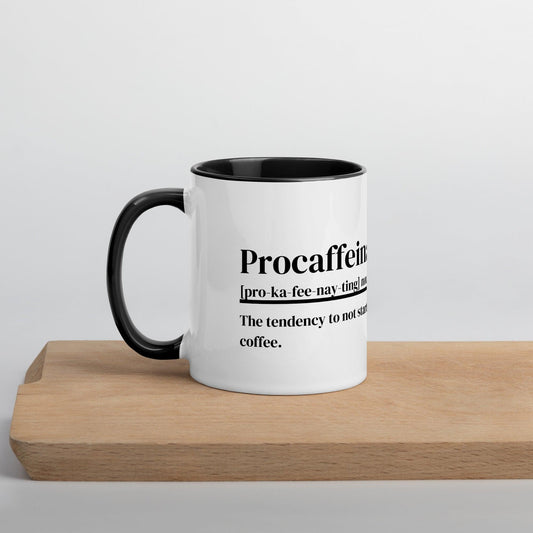 Procaffeinating mug | Mugs | Bee Prints