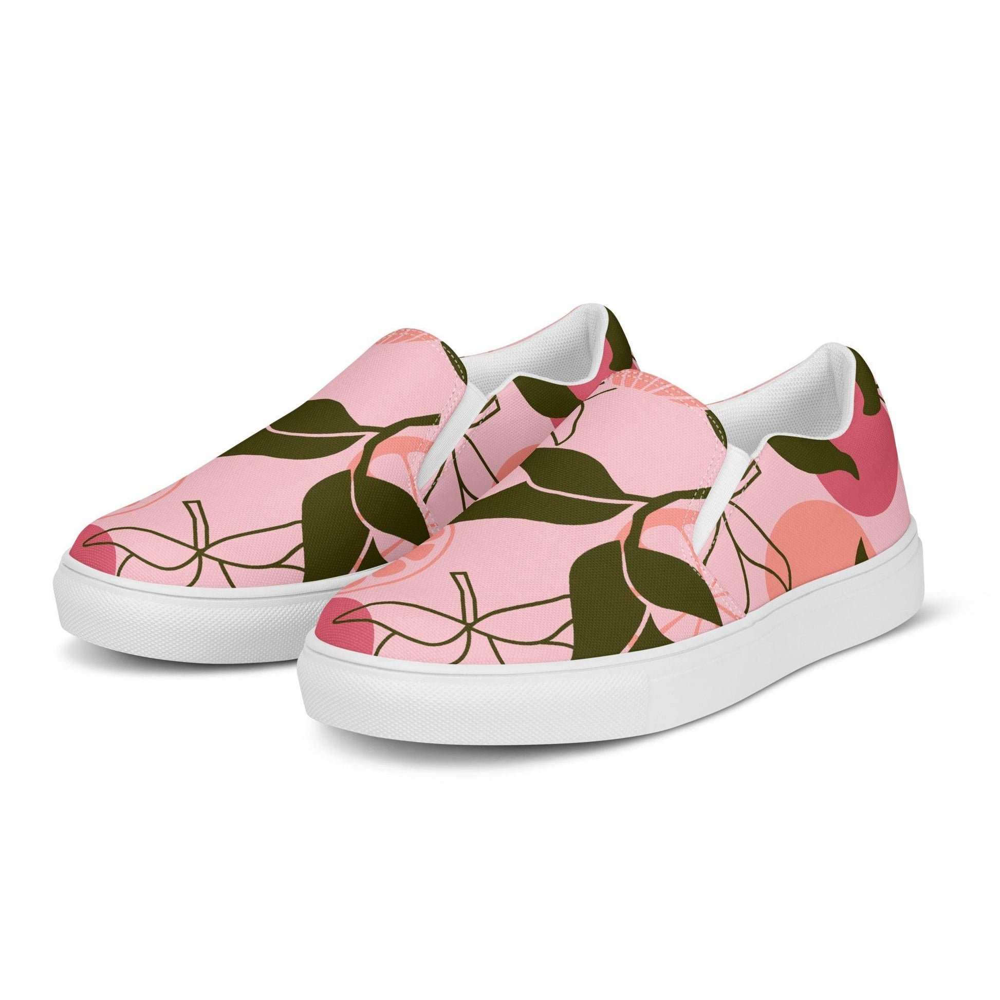 Grapefruit women’s slip-on shoes | Shoes | Bee Prints