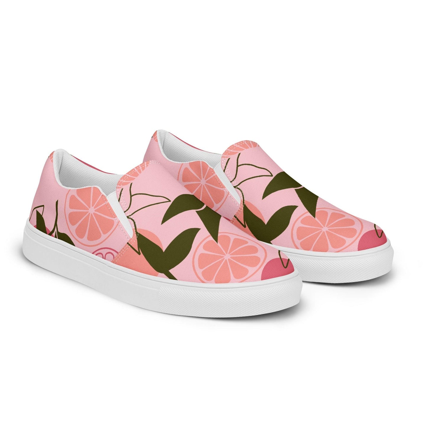 Grapefruit women’s slip-on shoes | Shoes | Bee Prints