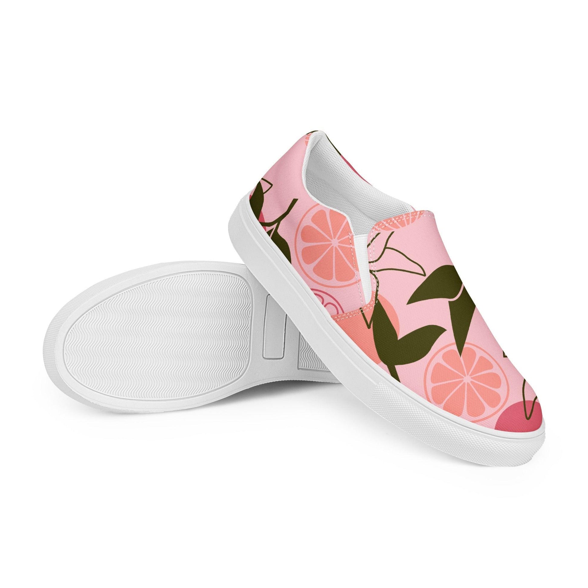 Grapefruit women’s slip-on shoes | Shoes | Bee Prints